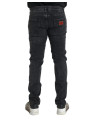 Jeans & Pants Gray Cotton Stretch Skinny Denim Logo Jeans 1.780,00 € 8058301880434 | Planet-Deluxe