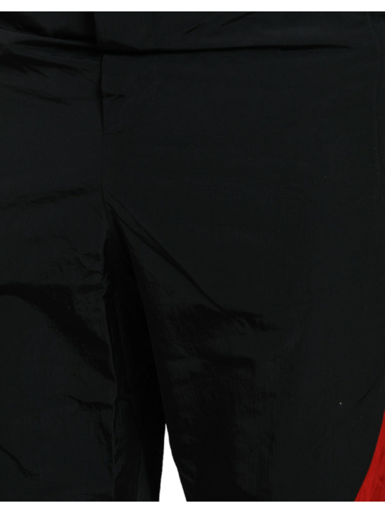 Jeans & Pants Black Red Leopard Print Nylon Jogger Pants 2.530,00 € 8052145169458 | Planet-Deluxe