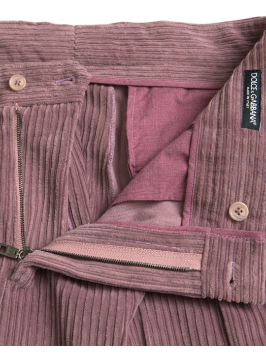 Jeans & Pants Purple Corduroy Cotton Stretch Skinny Pants 1.560,00 € 8057142025615 | Planet-Deluxe