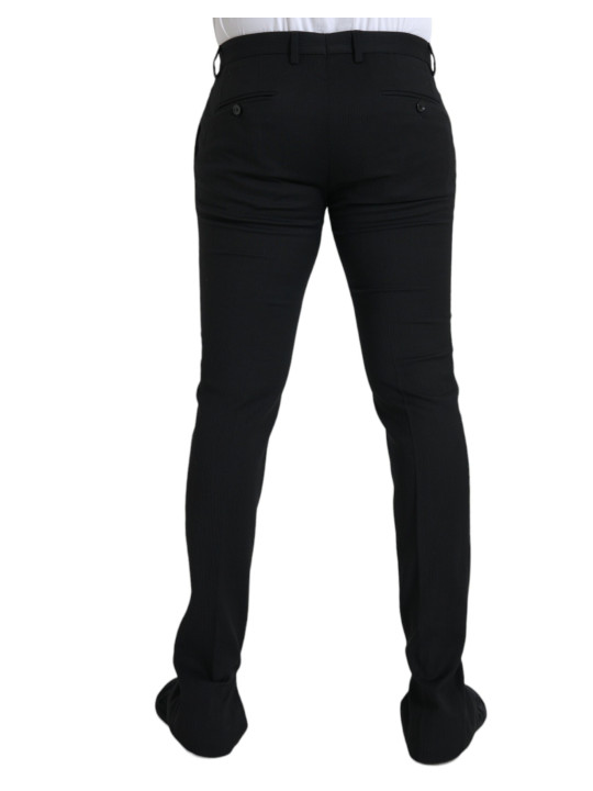 Jeans & Pants Black Wool Stretch Men Skinny Pants 2.120,00 € 8052145887208 | Planet-Deluxe