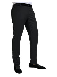 Jeans & Pants Black Silk Men Skinny Dress Pants 1.690,00 € 8058301880847 | Planet-Deluxe