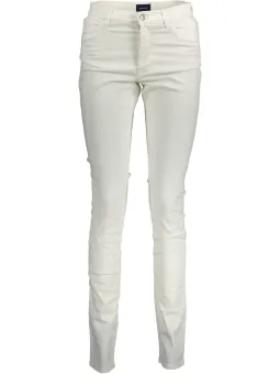 GANT Weiße Damenjeans – Elegant & Bequem