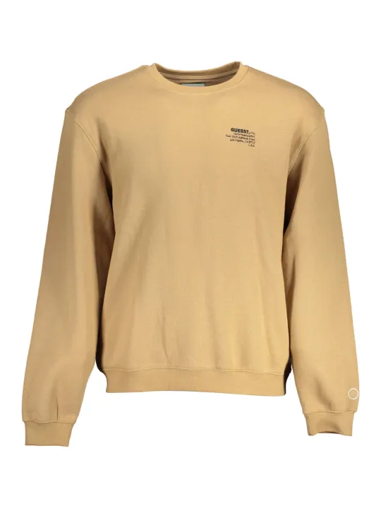 "GUESS JEANS Startseite im Sale | GUESS JEANS SWEATSHIRT OHNE REISSVERSCHLUSS MANN BEIGE online kaufen"|Planet-Deluxe