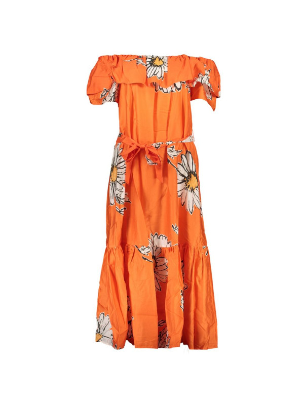 Dresses Orange Cotton Dress 290,00 € 8445110519141 | Planet-Deluxe