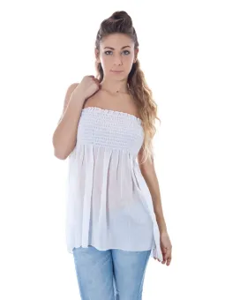 "PHARD Eleganz: Weißes Tanktop für stilvolle Auftritte"