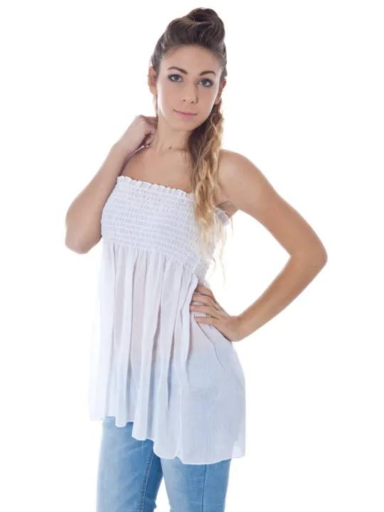 "PHARD Startseite im Sale | WEISSES BLUSHARD-TOP FÜR DAMEN online kaufen"|Planet-Deluxe