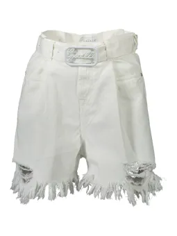 "Gaelle Paris Sommer-Shorts mit Gürtel & Fransen"