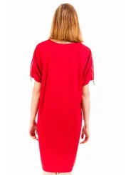 "Love Moschino Startseite im Sale | LOVE MOSCHINO RED DAMENKURZES KLEID online kaufen"|Planet-Deluxe