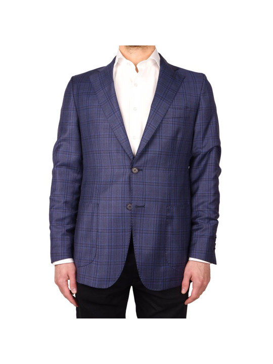 Blazers Light Blue Wool Vergine Blazer 1.380,00 € 8053632660526 | Planet-Deluxe