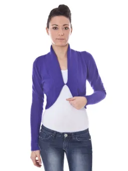 Luxuriöser Seiden-Cardigan Viola – Eleganz & Komfort