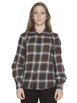 GANT Elegance Braun Plaid Langarmhemd - Stilvoll & Zeitlos