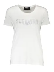"SCERVINO STREET Startseite im Sale | SCERVINO STREET DAMEN KURZARM T-SHIRT WEIß online kaufen"|Planet-Deluxe