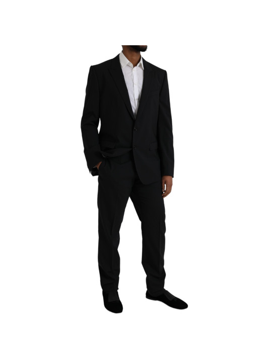 Suits Black MARTINI Wool Formal 2 Piece Suit 3.820,00 € 8051124603303 | Planet-Deluxe