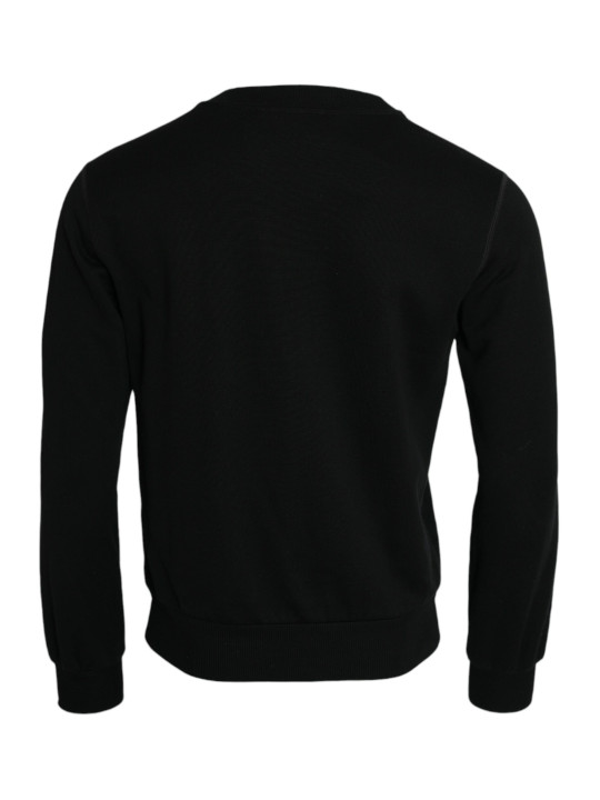 Sweaters Black Cotton Long Sleeves Sweatshirt Sweater 1.290,00 € 8050249426033 | Planet-Deluxe
