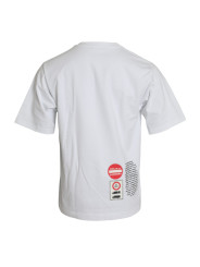 T-Shirts White Amor Heart Cotton Crewneck Short Sleeve T-shirt 1.380,00 € 8050249426019 | Planet-Deluxe