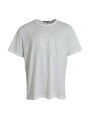T-Shirts White Logo Embossed Cotton Crewneck T-shirt 1.260,00 € 8057155214587 | Planet-Deluxe