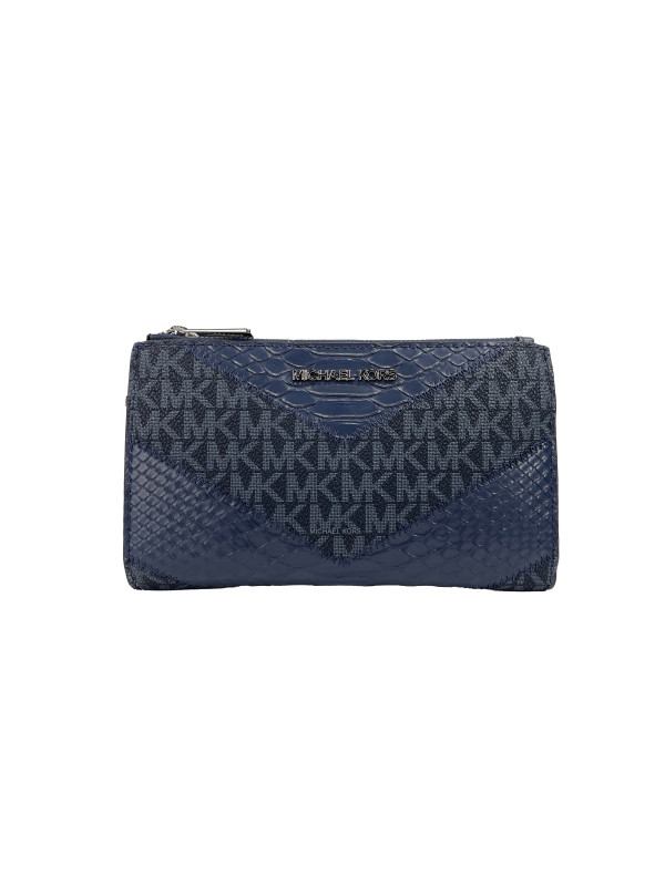 Wallets Jet Set Large Double Zip Python Navy Wristlet Wallet 260,00 € 0196237488848 | Planet-Deluxe