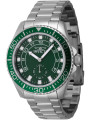 Grüne Invicta Uhr aus Stahl