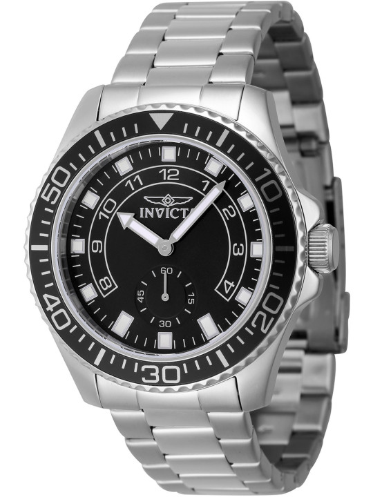 Graue Invicta Herren Edelstahl Uhr