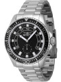 Graue Invicta Herren Edelstahl Uhr