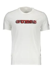 "GUESS JEANS T-Shirts im Sale | GUESS Jeans Weißes Logo-T-Shirt Baumwolle online kaufen"|Planet-Deluxe