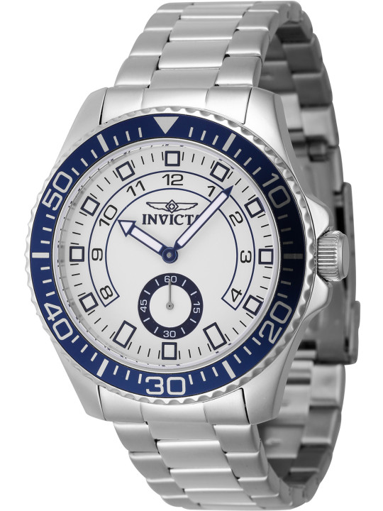 Graue Invicta Uhr mit Stahlarmband