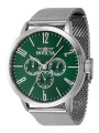 Grüne Invicta Uhr mit Mesh-Armband