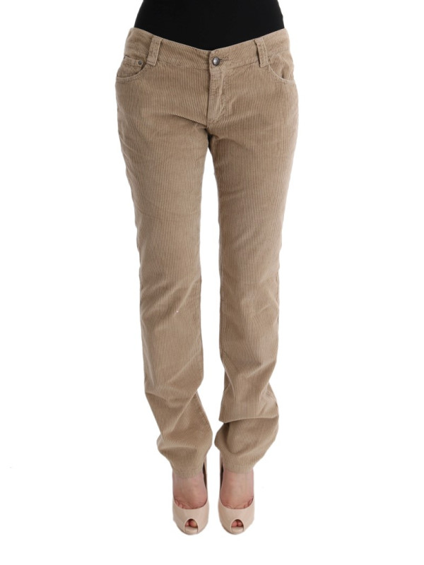 Jeans & Pants Beige Regular Fit Luxe Trousers 780,00 € 8056305924095 | Planet-Deluxe