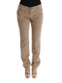 Jeans & Pants Beige Regular Fit Luxe Trousers 780,00 € 8056305924095 | Planet-Deluxe