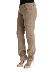 Jeans & Pants Beige Regular Fit Luxe Trousers 780,00 € 8056305924095 | Planet-Deluxe