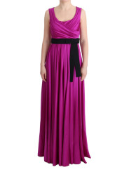 Dresses Elegant Pink Silk Gown Dress 10.280,00 € 8050246189849 | Planet-Deluxe