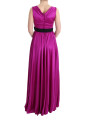 Dresses Elegant Pink Silk Gown Dress 10.280,00 € 8050246189849 | Planet-Deluxe