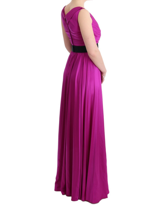 Dresses Elegant Pink Silk Gown Dress 10.280,00 € 8050246189849 | Planet-Deluxe