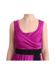 Dresses Elegant Pink Silk Gown Dress 10.280,00 € 8050246189849 | Planet-Deluxe