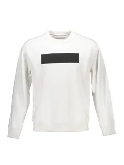 Calvin Klein Weißes Logo Sweatshirt – Stilvoll & Bequem