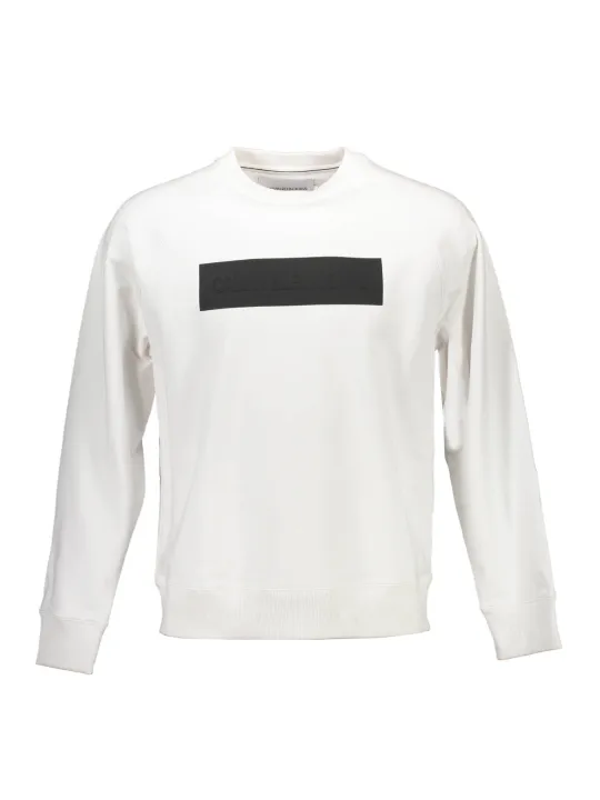 "Calvin Klein Sweatshirts im Sale | "Calvin Klein Weißes Logo Sweatshirt" online kaufen"|Planet-Deluxe
