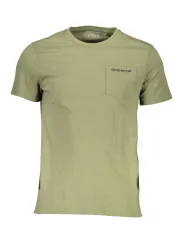 "GUESS JEANS T-Shirts im Sale | GUESS JEANS GRÜNES KURZARM-T-SHIRT FÜR MANN online kaufen"|Planet-Deluxe
