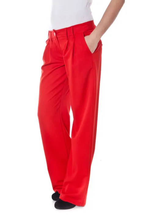 "DENNY ROSE Hosen im Sale | DENNY ROSE ROTE FRAUENHOSE online kaufen"|Planet-Deluxe
