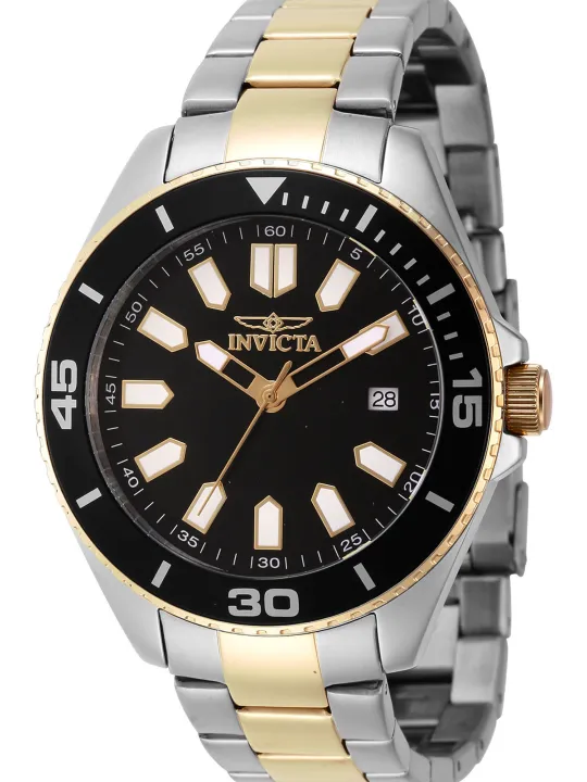 Schwarze Keramik Invicta Grau Uhr