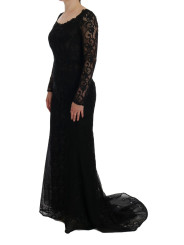 Dresses Elegant Full Length Black Sheath Maxi Dress 12.240,00 € 8056305084308 | Planet-Deluxe