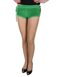 "Fornarina Grüne Damen-Shorts mit Elastikbund – Bequem & Stilvoll"