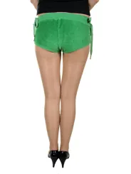 "Fornarina Grüne Damen-Shorts mit Elastikbund – Bequem & Stilvoll"