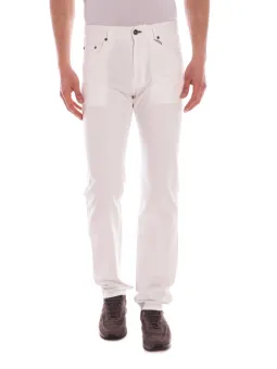 "Elegante GANT 5-Pocket-Hose in Weiß – Komfort & Stil"