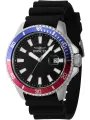 Schwarze Invicta Taucheruhr aus Stahl