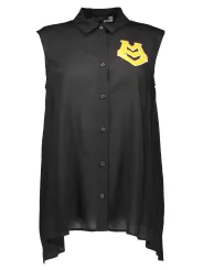 "Love Moschino Startseite im Sale | LOVE MOSCHINO HEMD OHNE ÄRMELN FRAU SCHWARZ online kaufen"|Planet-Deluxe