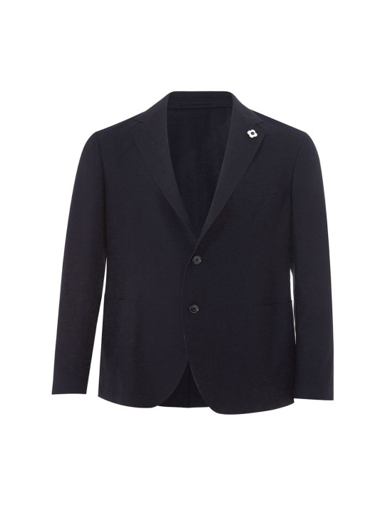 Jackets Elegant Blue Cotton Lardini Jacket 1.980,00 € 8053632661493 | Planet-Deluxe