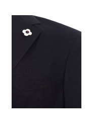 Jackets Elegant Blue Cotton Lardini Jacket 1.980,00 € 8053632661493 | Planet-Deluxe