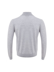 Cardigans Elegant Gray Wool Gran Sasso Cardigan 580,00 € 8053632661547 | Planet-Deluxe