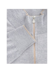 Cardigans Elegant Gray Wool Gran Sasso Cardigan 580,00 € 8053632661547 | Planet-Deluxe