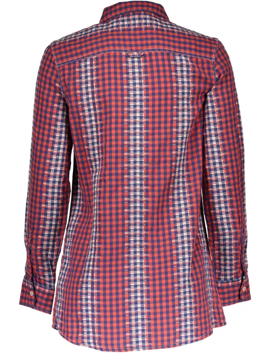 "Lee Hemden im Sale | Lee Elegance Rot-Weiß Langarmshirt online kaufen"|Planet-Deluxe